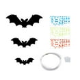 thumbnail image 2 of SRTLE 12 Pack Hanging Bats Halloween Outdoor Decorations, Waterproof Plastic,, 2 of 9