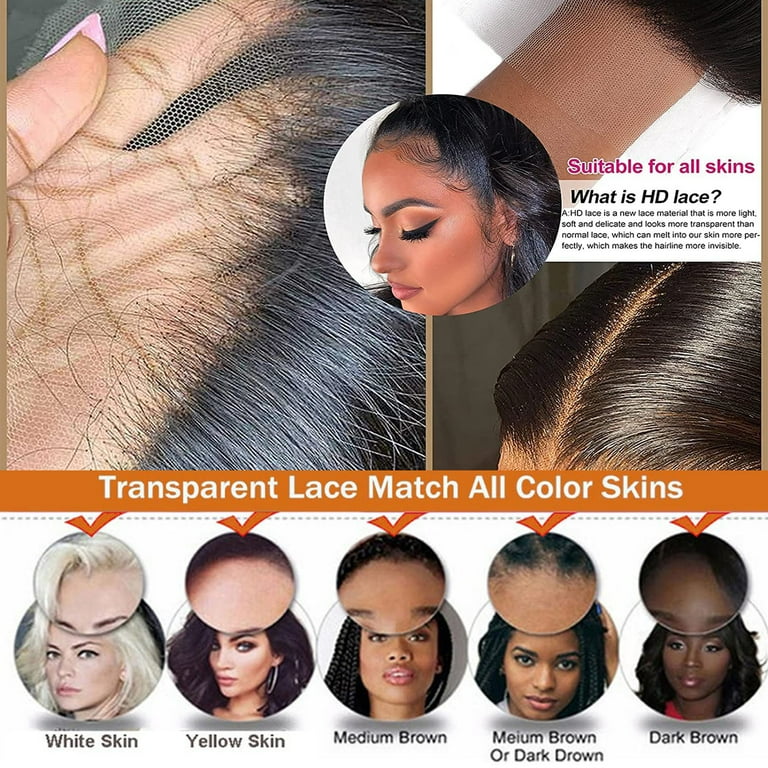 Human hair lace shop front wigs 30 inch