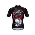 thumbnail image 3 of Camiseta de ciclismo con calavera blanca Moxilyn, ropa de ciclismo de manga corta para verano, transpirable y de secado rápido, ropa de ciclismo de montaña, 3 of 5