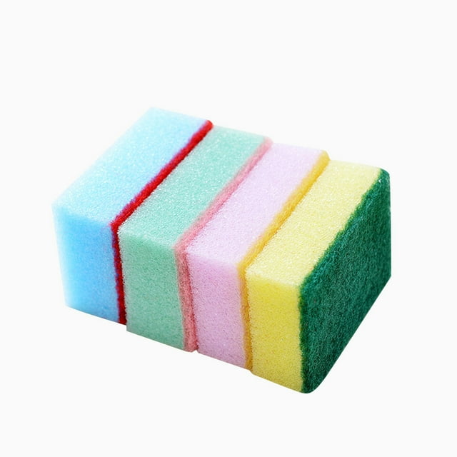 10piece Set Practical Durable Cleaning Sponge Kitchen Tool for Dishes Bowl Pot Pan Non-Toxic Easy to Clean