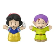 Fisher-Price Little People - Disney Princess & Sidekick Figure Set - SNOW WHITE & DOPEY [2.5 inch]
