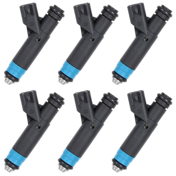Fuel Injectors kits,ECCPP 6pcs High Performance Black 4 Hole Fuel Injector 1F1Z9for F593DA for 2001-2005 for Ford Taurus for Mercury Sable 3.0 V6,2001-2003 for Ford for Ranger for Mazda B3000 3.0 V6