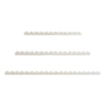 thumbnail image 6 of American Art Decor White Scallop Floating Wall Shelf Set of 3, Wood Picture Ledge Shelves with Lip, Shabby Chic Decorative Wall Shelves for Nursery, Gallery, Bathroom & Living Room Decor, 6 of 7