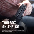 thumbnail image 2 of LEATHERMAN, Surge Heavy Duty Multitool with Premium Replaceable Wire Cutters and Spring-Action Scissors, Black with MOLLE Sheath, 2 of 8