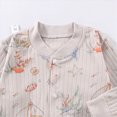 thumbnail image 5 of CAUYDY Boy Bodysuit for Infant Preemie Long Sleeve Romper for Girl Newborn Sleepers 3 6 9 Months 1T 2T Fall Winter Baby Pajamas Sizes 6-9 Months,Orange, 5 of 7