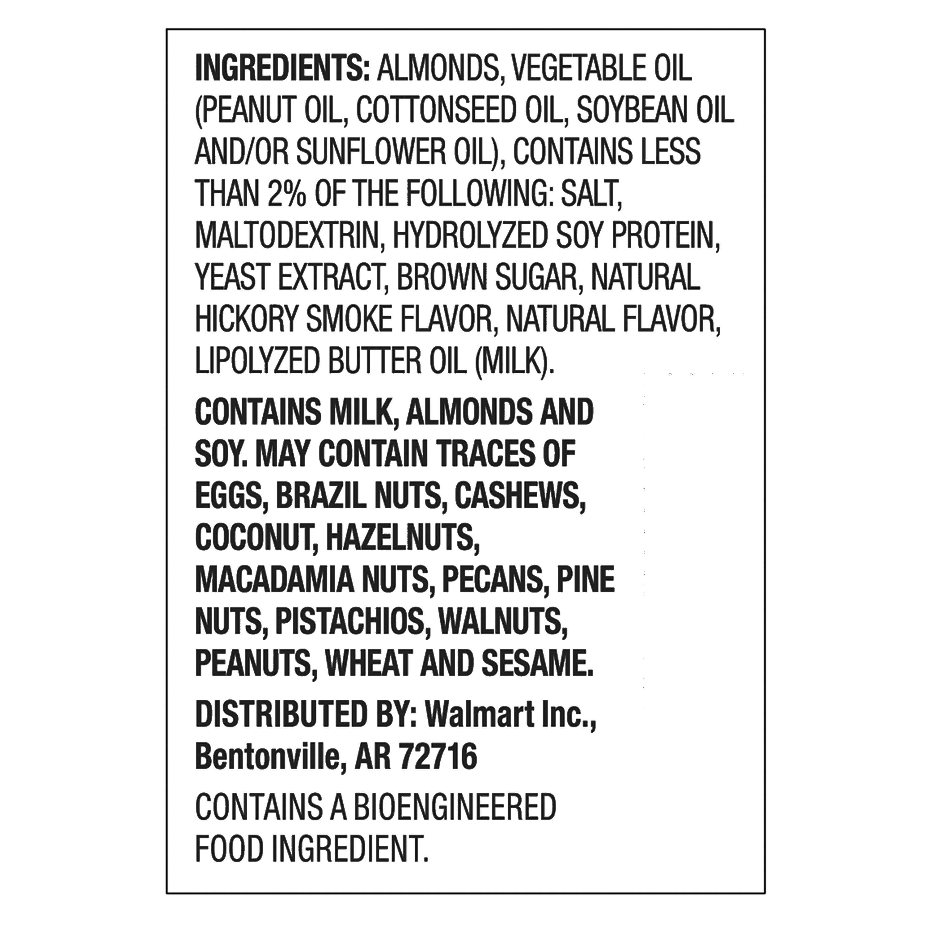 Great Value Natural Smoke Flavored Almonds, 14 oz