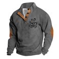 thumbnail image 1 of VBARHMQRT Fall Hoodies Mens Easter Collection Printed Shirt Long Sleeve Hoodie, 1 of 2