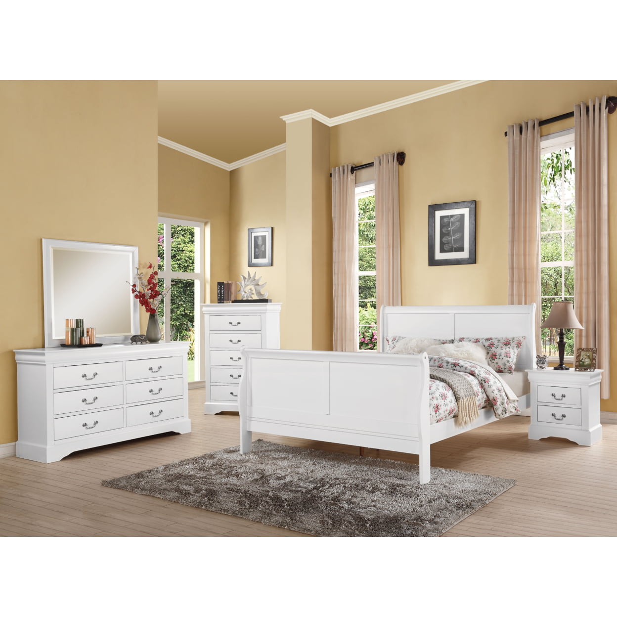 Louis Philippe Dresser White Finish - Acme Furniture : Target
