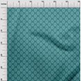 thumbnail image 3 of oneOone Rayon Dark Teal Green Fabric Asian Block Sewing Craft Projects Fabric Prints By Yard 56 Inch Wide, 3 of 4