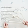 thumbnail image 3 of 3 Sprouts Baby Velvet, Non-Slip Clothes Hangers - Pack of 30 - Beige, 3 of 5
