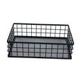 thumbnail image 1 of relayinert Panier de Rangement de Bureau Portable pour Garde-Manger Salle de Bain Armoires Noires Ferme, 1 of 6