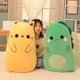 thumbnail image 2 of Peluche de dinosaurio de peluche para niños, almohada larga Kawaii para dormir, muñeco de Animal bonito, regalo de cumpleaños y Navidad, 2 of 4