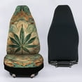 thumbnail image 5 of Chririnla Car Seat Covers Boho Maple Leaf Print Set of 2 Waterproof Auto Accessories Protectors Car Decor Universal Fit for Car Truck SUV, 5 of 7