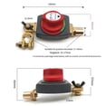 thumbnail image 2 of Positive/Negative Adjustable Current Battery Cut-Off Switch for Car trucks Yacht, 2 of 10