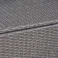 thumbnail image 3 of Outdoor Rattan Storage Bin - Patio & Poolside Storage - Holds Pool Toys & Aquatic Gear - Weather Resistant Resin Wicker - Gray, 3 of 9