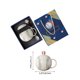 thumbnail image 3 of Set de regalo de tazas de cerámica deportivas - taza de café con forma de tapa, cuchara, caja de regalo • Diseño divertido de bádminton • Decoración del escritorio de oficina en casa • SportsGift, 3 of 6