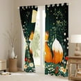 thumbnail image 3 of Manfei Cute Wild Fox Curtains for Living Room,Cartoon Mushroom Blackout Curtains Set of 2 (52x84),Graffiti Flower Floral Curtains and Drapes (52x84) For Girls,Breathable Bedroom Decor, 3 of 6