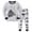 Grey, variant on Pajama for Boys Graphic Pajamas Crewneck Long Sleeve Cozy Pajamas Kids Pajamas Girls 7-8 Years