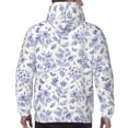 thumbnail image 7 of Lsque Floral Butterfly Pattern Casual Men's Hoodie,Hooded Sweatshirt with Kangaroo Pocket,Pullover Hoodie-Large, 7 of 7