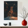 thumbnail image 5 of Wirehaired Vizsla Dog Art Print Poster, Wall art Canvas Painting Decor, Dog Pop Starry Night Art Home Decor Artwork For Bedroom Living Room Bathroom Décor, 5 of 6