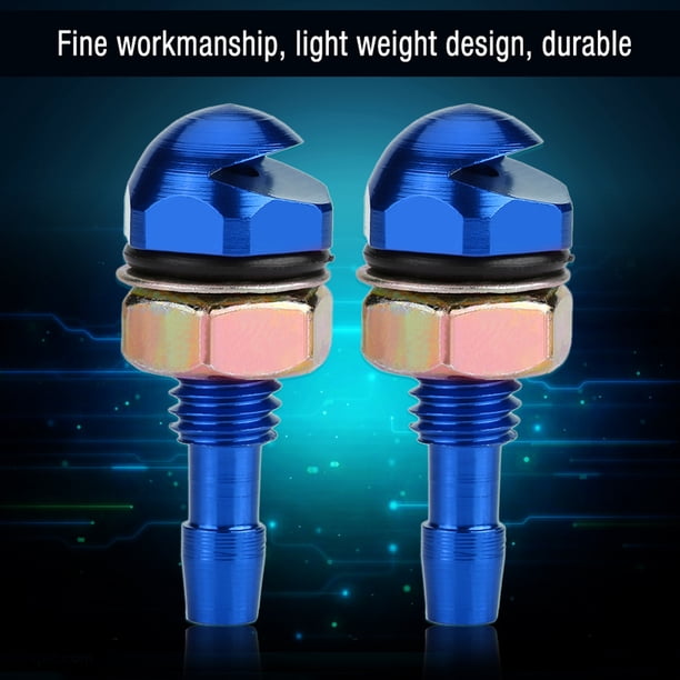 Boquilla rociadora universal de aleación de aluminio BuyWeek 2 piezas rojo azul plata