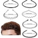 thumbnail image 2 of 6 Pack Headbands Men\'s Metal Hair Ties Women\'s Hair Ties Grooming Treatment, 2 of 4