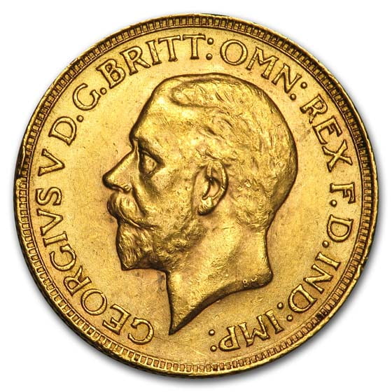 1930 South Africa Gold Sovereign George V BU