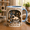 Black, variant on Siamese Cat Ceramic Mugs Blue Handle Lover Gift 11oz 15oz
