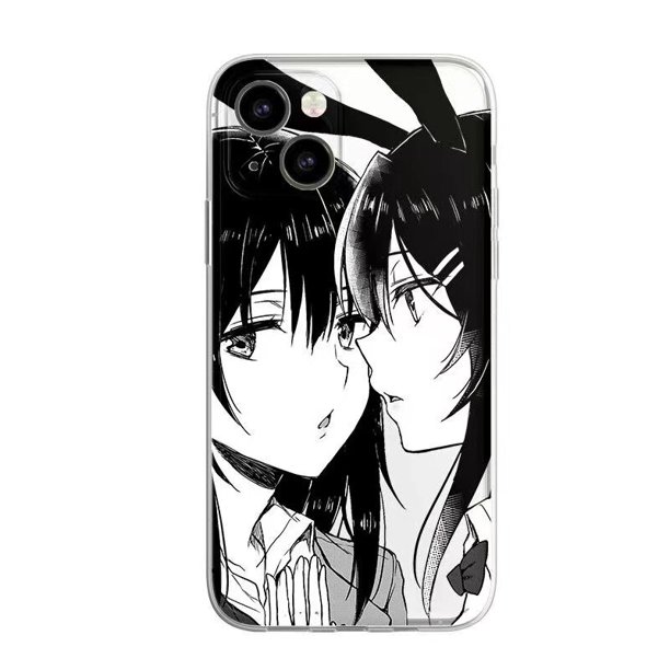 Funda de anime de lujo para teléfono móvil, carcasa simple y creativa para iphone 11 pro max, 13, 12, X, XR, XS mini, 7 Plus, 8 Fivean unisex