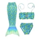 thumbnail image 4 of Disfraz de cola de sirena para niños, traje de baño de fantasía, sin aleta Monofin, ideal para fiestas infantiles, 4 of 4