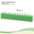 thumbnail image 2 of Unique Bargains 5.08mm Pas 12 Broches 10A PCB Mount Vis Bloc de Borne Droite Plug-in pour Électrique, Instruments 5 Set, 2 of 5
