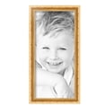 thumbnail image 2 of ArtToFrames 8" x 17" Gold Compo with Cream Picture Frame, 8x17 inch Gold Wood Poster Frame (WOM-5228),  Pack, 2 of 7
