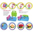 thumbnail image 3 of JoyStone Preschool Kitchen Grill Cooking Sets, Kitchen Creations Ice Cream Burger Barbecue Noodle Party Playset Dough Sets for Kids Ages 4-8 with 6 Compound Multi Colors Dough Pack of 26Pcs, 3 of 6