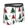 thumbnail image 3 of Balery Buffalo Plaid Christmas Trees Men's Boxer Briefs, Soft and Breathable Cotton Underwear with nylon Waistband-XX-Large, 3 of 9