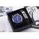 thumbnail image 5 of Conjunto De Pulsera De Reloj De Cuero Clásico Para Hombre, 5 of 8