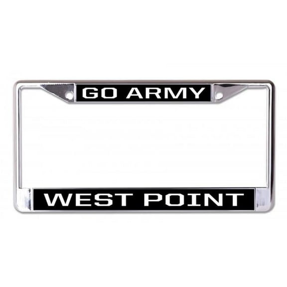 West Point Go Army Chrome License Plate Frame