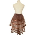 thumbnail image 4 of Women's Tulle Tutu Bustle Skirts Steampunk Victorian Tutu Skirt Tie-on Tulle Underskirt, 4 of 8