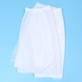 thumbnail image 4 of Plastic Table Skirt Portable Disposable Desk Skirt Party Supplies Tablecloth for Party Wedding Birthday Home Decors (White), 4 of 5