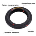 thumbnail image 4 of Miangastore Professional 12x2.125 Kids Balance Bike Tire Thicken Outer Tire for Bike Racing (Random Pattern), 4 of 9
