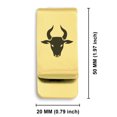 thumbnail image 2 of Stainless Steel Year of the Ox Zodiac Classic Slim Money Clip Credit Card Holder, 2 of 2