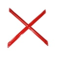 thumbnail image 3 of Accesorio de escalera, soporte cruzado, soporte adicional seguro, aleación de aluminio, barra Diagonal roja, accesorios de escalera de ático en espiga Zulema Piezas de escalera, 3 of 7