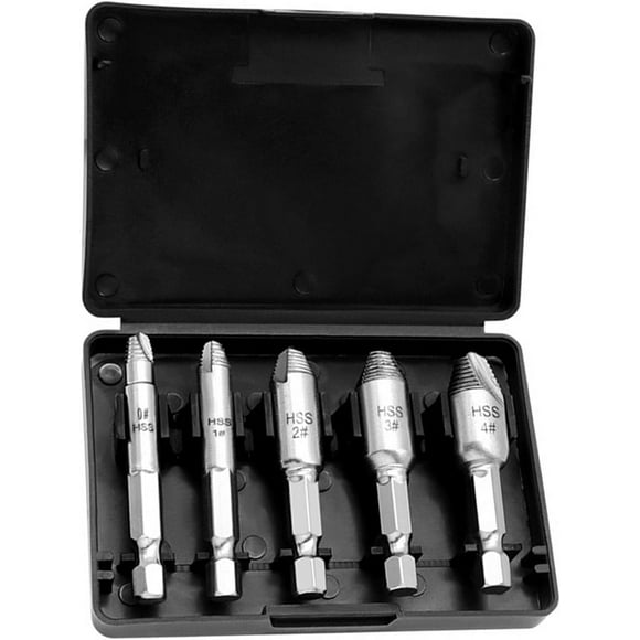 Damaged Screw Extractor Set Bolt Extractor Set Screw Extractor Set Bolt Extractor Tool Kit for Removing Stripped