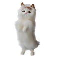 thumbnail image 1 of MesaSe Realistic Cute Standing Fortune Cat Household Photography Props Car Decor Gift, 1 of 8