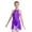 Purple, variant on TiaoBug Kids Girls Sleeveless Ballet Latin Lyrical Dance Dress Backless Gymnastic Leotard Burgundy 8