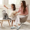 thumbnail image 5 of Ecetana Womens Slipper With Memory Foam Fluffy Soft Warm Slip On House Shoes, 5 of 6