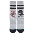 thumbnail image 2 of Stance Men's Oblow Snake Crew Socks Large (9-12) Gray Pink Mark Oblow Collection, 2 of 5