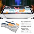 thumbnail image 3 of Yiaed Colorful Llama Print Car Windshield Sunshade Front Auto Car Front Window Sun Shade Foldable Sun Visor Shield Cover Auto Accessories for Sedan SUV Truck-Medium, 3 of 5
