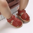 thumbnail image 2 of FDDMis Baby Shoes Boys Size 4 Shoes School Shoes for Boys Walking Shoes Baby Black Toddler Girl Shoes Girls Shoes Size 9 Little Girls Black Shoes, Brown 0-6 Months, 2 of 9