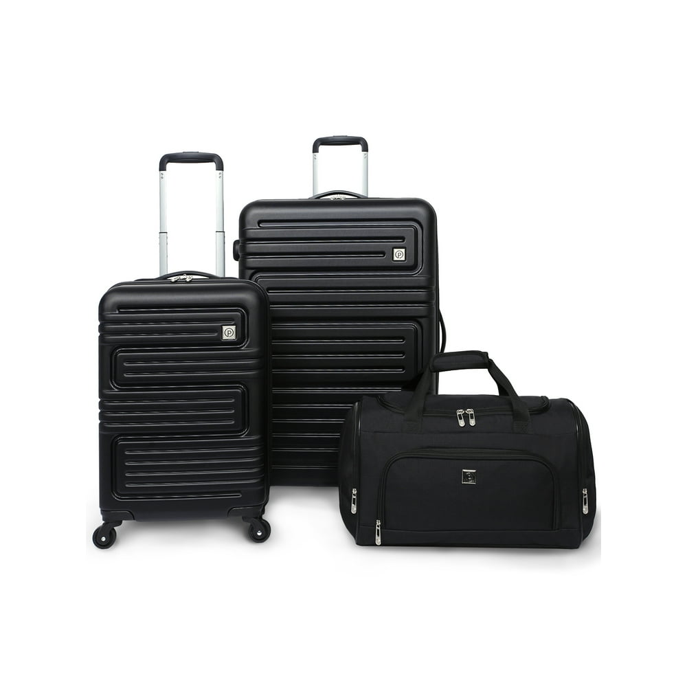 Protege Protege 3 Piece Hard Side Luggage Set, Includes Check and
