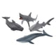 thumbnail image 1 of 4 figuras realistas de animales marinos, juguetes educativos de simulación temprana, colecciones de adornos, juguete cognitivo para niños., 1 of 9